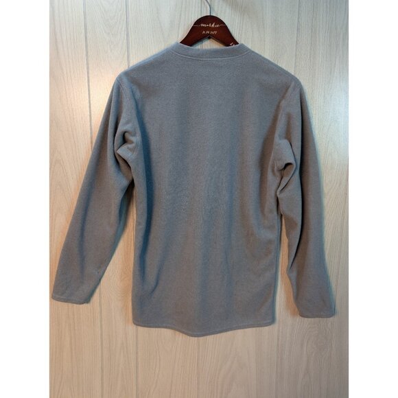 Vintage Patagonia Mens Small Gray Capilene Henley Fleece Pullover Made In USA - Picture 3 of 6